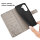 Hülle für Poco X7 Pro 5G Handy Tasche Handyhülle Wallet Case Flip Cover in Grau