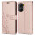 Hülle für Poco X7 Pro 5G Handy Tasche Handyhülle Wallet Case Flip Cover in Rosegold