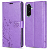 Handy Tasche für Samsung Galaxy A26 5G Hülle Handyhülle Klapphülle Wallet Case in Lila