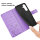 Handy Tasche für Samsung Galaxy A26 5G Hülle Handyhülle Klapphülle Wallet Case in Lila