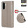 Handy Tasche für Samsung Galaxy A26 5G Hülle Handyhülle Klapphülle Wallet Case in Grau