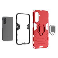 Hülle für Samsung Galaxy A26 5G Handyhülle Outdoor Schutzhülle Back Cover Bumper in Rot