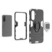 Hülle für Samsung Galaxy A26 5G Handyhülle Outdoor Schutzhülle Back Cover Bumper in Schwarz
