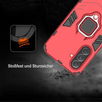 Hülle für Samsung Galaxy A56 Handyhülle Outdoor Schutzhülle Back Cover Bumper in Rot