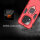 Hülle für Poco X7 Handyhülle Drehbar Ringhalter Magnet Bumper Case in Rot