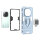 Hülle für Poco X7 Handyhülle Drehbar Ringhalter Magnet Bumper Case in Türkis