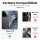 Hülle für Xiaomi 15 Handyhülle Stoßfest 360° Drehbarer Ring Ständer TPU Back Cover in Rot