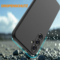 Handyhülle für Samsung Galaxy A25 – Outdoor Silikon Cover Schwarz