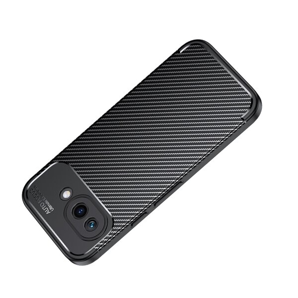 Hülle für Google Pixel 9A Handyhülle Schutzhülle Silikon Case TPU Bumper Schale Schwarz