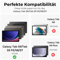 betterfon Hülle für Samsung Galaxy Tab S10 FE/S9/Tab S9 FE/S8/S7 11 Zoll 2023/2022/2020