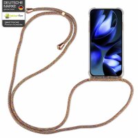 Handykette ür Google Pixel 9A Serie Handyhülle mit Band Hülle Kordel Bumper in Rainbow