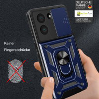 Outdoor Panzer Hülle für Xiaomi Redmi A5 Handyhülle mit Kameraschutz Ringhalter Case in Blau