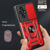 Outdoor Panzer Hülle für Honor 200 Handyhülle mit Slide Kameraschutz Ringhalter in Rot