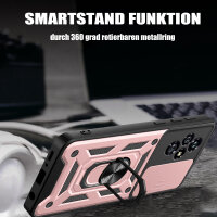 Outdoor Panzer Hülle für Honor 200 Handyhülle mit Slide Kameraschutz Ringhalter in Rosegold