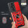 Outdoor Panzer Hülle für Honor 200 Pro Handyhülle mit Slide Kameraschutz Ringhalter in Rot