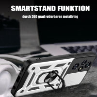 Outdoor Panzer Hülle für Honor 200 Pro Handyhülle mit Slide Kameraschutz Ringhalter in Silber