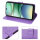 Handy Tasche für Xiaomi Redmi A5 Handyhülle Blumen Hülle Wallet Case Flipcover in Lila