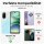 Handy Tasche für Xiaomi Redmi A5 Handyhülle Blumen Hülle Wallet Case Flipcover in Schwarz