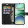 Handy Tasche für Xiaomi Redmi A5 Handyhülle Blumen Hülle Wallet Case Flipcover in Schwarz
