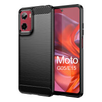 Carbon Hülle für Moto G05 / Moto E15 Hülle...