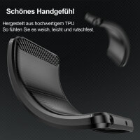 Carbon Hülle für Moto G35 Hülle Handyhülle Outdoor Handy Tasche Bumper Case Back Cover