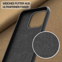 Handyhülle für Apple iPhone 16 Pro Max – Outdoor Silikon Cover Schwarz