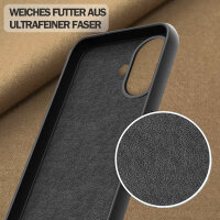 Handyhülle für Apple iPhone 16 Plus – Outdoor Silikon Cover Schwarz