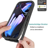 Handy Tasche für Google Pixel 9A Hülle 360° Grad Handyhülle mit Displayschutz