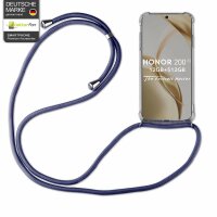 Handykette für Honor 200 Handyhülle mit Band Case Hülle mit Kordel Handy Tasche in Blau