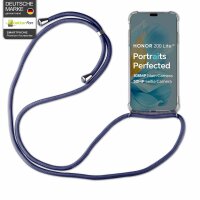 Handykette für Honor 200 Lite Handyhülle mit Band Case Hülle mit Kordel Handy Tasche in Blau