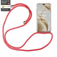 Handykette für Honor 200 Pro Handyhülle mit Band Case Hülle mit Kordel Handy Tasche in Rot