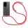 Handykette für Honor 200 Pro Handyhülle mit Band Case Hülle mit Kordel Handy Tasche in Rot