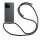 Handykette für Honor 200 Smart Handyhülle mit Band Case Hülle mit Kordel Handy Tasche in Schwarz