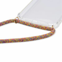 Handykette für Honor 200 Smart Handyhülle mit Band Case Hülle mit Kordel Handy Tasche in Rainbow