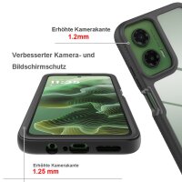 Hüllr für Motorola Moto G35 Hülle 360 Grad Handyhülle Integriertem Displayschutz