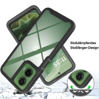 Hüllr für Motorola Moto G35 Hülle 360 Grad Handyhülle Integriertem Displayschutz