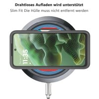 Hüllr für Motorola Moto G35 Hülle 360 Grad Handyhülle Integriertem Displayschutz