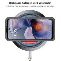 Hülle für Motorola Moto G55 Hülle 360 Grad Handyhülle Integriertem Displayschutz
