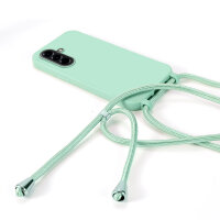 Handykette für Samsung Hanyhülle mit Band Hülle mit Kodel Smartphone Halskette Galaxy A36 in Mintgrün