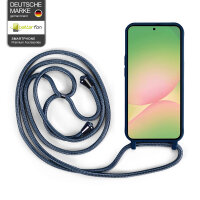 Handykette für Samsung Hanyhülle mit Band Hülle mit Kodel Smartphone Halskette Galaxy A56 in Blau
