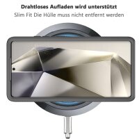 360 Grad Hülle mit eingebautem Displayschutz für Samsung Galaxy S25 Ultra 360° Bumper
