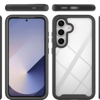 360 Grad Hülle mit eingebautem Displayschutz für Samsung Galaxy S25+ 360° Bumper