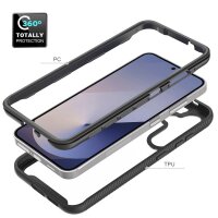 360 Grad Hülle mit eingebautem Displayschutz für Samsung Galaxy S25+ 360° Bumper