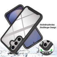 360 Grad Hülle mit eingebautem Displayschutz für Samsung Galaxy S25+ 360° Bumper