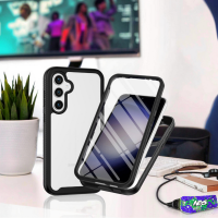 360 Grad Hülle mit eingebautem Displayschutz für Samsung Galaxy S25+ 360° Bumper