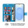 Handy Tasche für Samsung Galaxy S25 Hülle Handyhülle Klapphülle Wallet Case in Blau