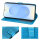 Handy Tasche für Samsung Galaxy S25 Hülle Handyhülle Klapphülle Wallet Case in Blau