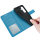 Handy Tasche für Samsung Galaxy S25 Hülle Handyhülle Klapphülle Wallet Case in Blau