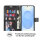 Handy Tasche für Samsung Galaxy S25 Hülle Handyhülle Klapphülle Wallet Case in Schwarz