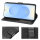 Handy Tasche für Samsung Galaxy S25 Hülle Handyhülle Klapphülle Wallet Case in Schwarz